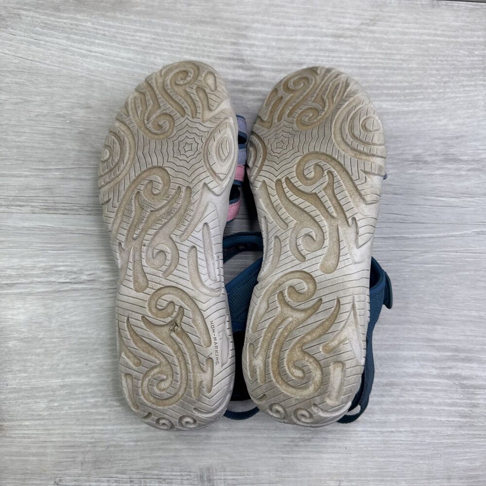 Teva Big Kids' Tirra Sandal Blue Coral Multi - 1019395C Blue Coral Multi - Picture 7 of 8